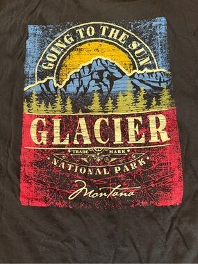 Glacier National Park T-shirt XL fruit of the loom